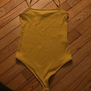 Mustard Yellow Bodysuit